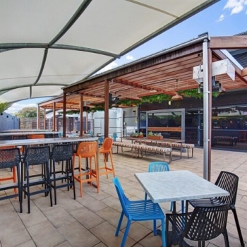 Waterproof awning for Club by Shade To Order Australia Newcastle, Sydney, Central Coast
