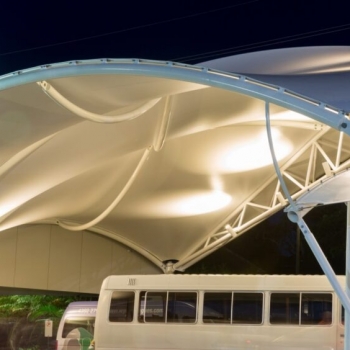 Club entrance awning, commercial shade structures by Shade to Order Newcastle, Wyong