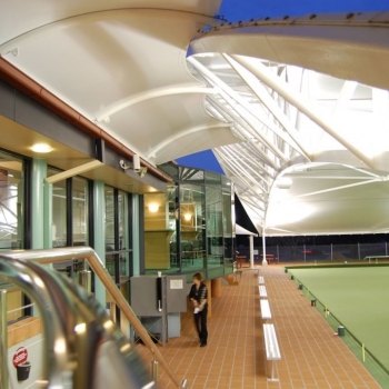Bowling green shade sails Newcastle - Raymond terrace bowling club - Shade To Order Australia