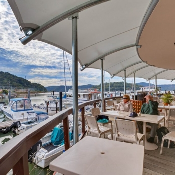 Balcony sail and deck shade sail | cafe sail | Sydney | Central coast | Shade To Order Australia