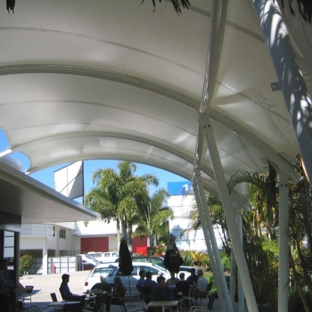 Cafe waterproof shade structure by Shade to Order, Newcastle, Sydney, Austalia