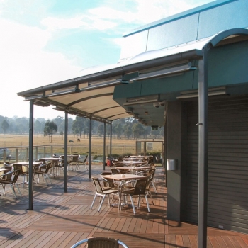 Waterproof shade solutions over deck by Shade to Order, Newcastle, Sydney