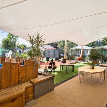 Playground shade sail &amp; Preschool covered area by Shade to Order Newcastle, Sydney, Mayfield