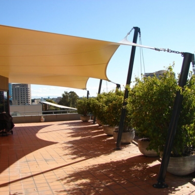 Balcony fabric shade solution by Shade to Order Newcastle, Sydney, Central Coast, NSW 