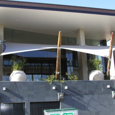 Custom built outdoor balcony shade structure | Newcastle, Sydney, Charlestown | Shade to Order Australia
