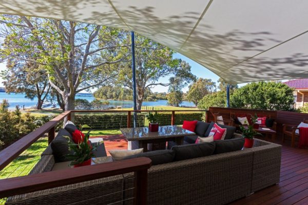Residential shade solutions for balcony by Shade to Order Newcastle, Morisset Park, Sydney