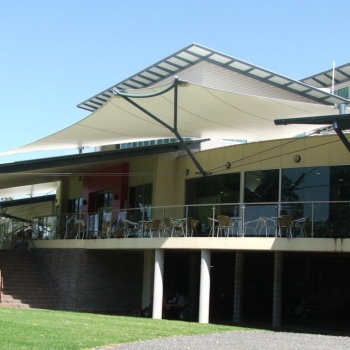 Club waterproof shade structure by Shade to Order Newcastle, Taree, Sydney, North Coast
