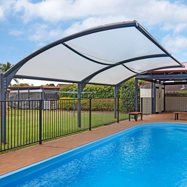 Case Study residential pool shade cover