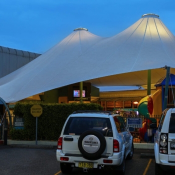 Quality Shade structures for Hotel by Shade to Order, Newcastle, Sydney, NSW