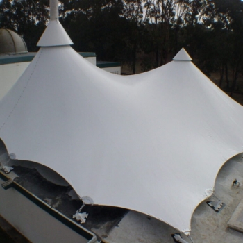 Waterproof canopy commercial shade structure by Shade to Order, Newcastle NSW