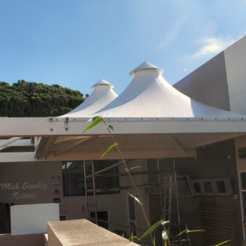Hotel shade sails custom designed by Shade to Order, Newcastle, Central Coast, NSW