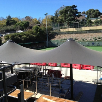Umbrellas for Clubs outdoor area by Shade to Order, Newcastle, Sydney, NSW