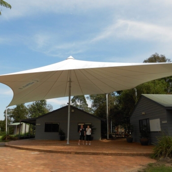 School conical sails by Shade to Order - Newcastle, Sydney, NSW
