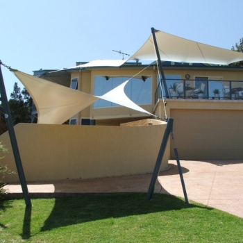 Waterproof shade sail for home by Shade to Order Swansea Newcastle Central Coast NSW