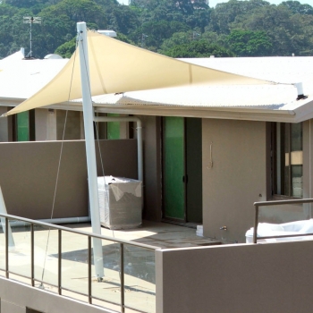 Apartment shade sails by Shade to Order Newcastle, Sydney NSW Australia