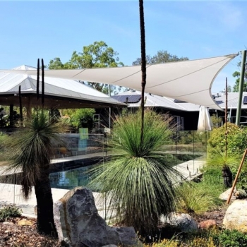 Pool shade sail for residential property by Shade to order Australia wide