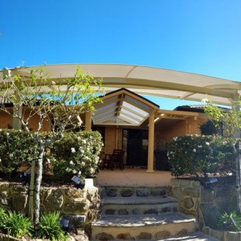 Quality awning structure for residential property by Shade to Order Newcastle NSW Australia