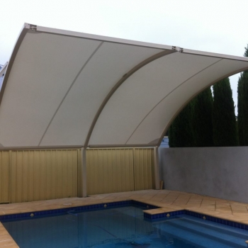Pool awning made to order by Shade to Order, Whitebridge, Gateshead, Newcastle, NSW