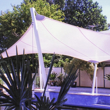 Pool sun shade designed by Shade to Order, Newcastle, Central Coast, Wyong, NSW