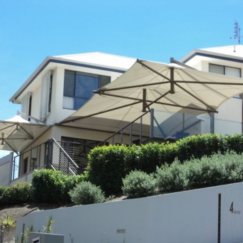 Quality permanent shade sail for residence by Shade to Order , Gateshead, NSW