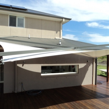 Deck custom made sail by Shade to Order, Newcastle, Sydney, NSW