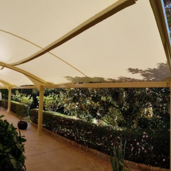 Residential awning shade sail by Shade to Order Newcastle, Australia