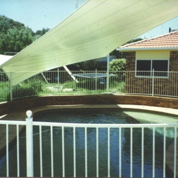 Waterproof custom sail over pool by Shade to Order, Newcastle, Gateshead, NSW, Australia