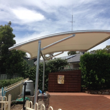 Waterproof awning for residential home by Shade to Order Newcastle, Sydney, NSW, Australia