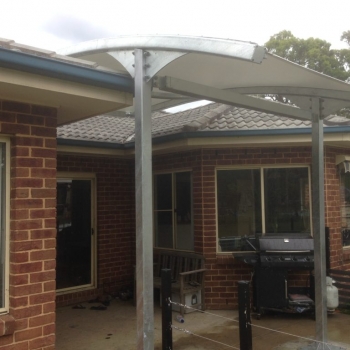 Waterproof shade sail for domestic property by Shade to Order Newcastle Sydney Australia wide