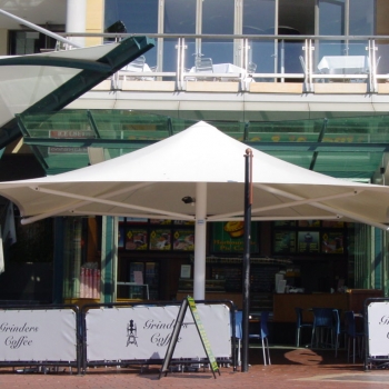 Commercial heavy duty umbrellas by Shade to Order, Newcastle, Sydney, Central Coast