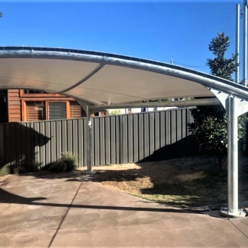Carport over driveway | Newcastle sails by Shade to Order Australia |