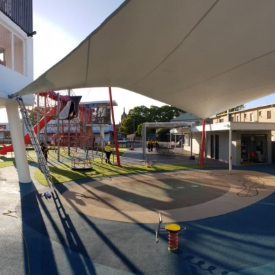 Playground sails custom built by Shade To Order, Newcastle, Sydney, NSW