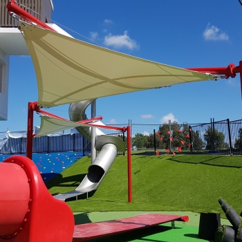 Playground shade structures for park designed by Shade To Order, Newcastle, Singleton, NSW