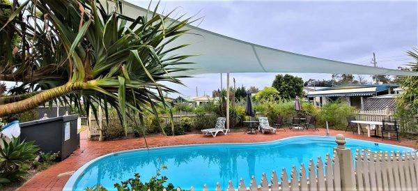 Pool Shade Sail designed by Shade To Order, Newcastle, Port Stephens, NSW