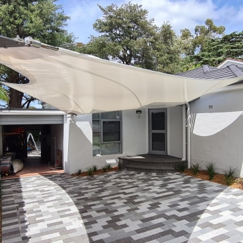 Residential shade sail by Shade To Order, Newcastle, Charlestown, NSW, Australia