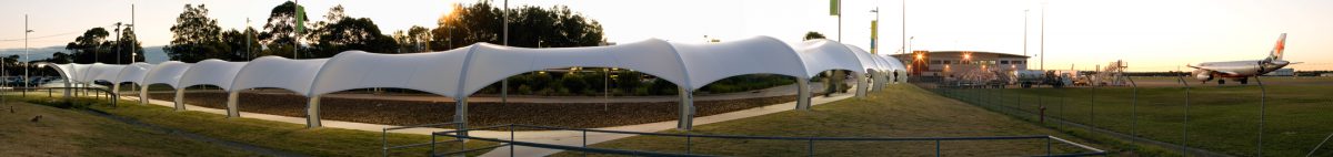 airport custom shade structure