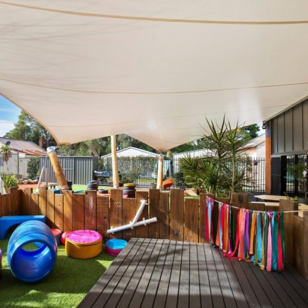 Shade structure for childcare centre Newcastle