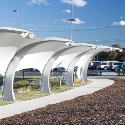 Walkway Shade Cover Newcastle Airport