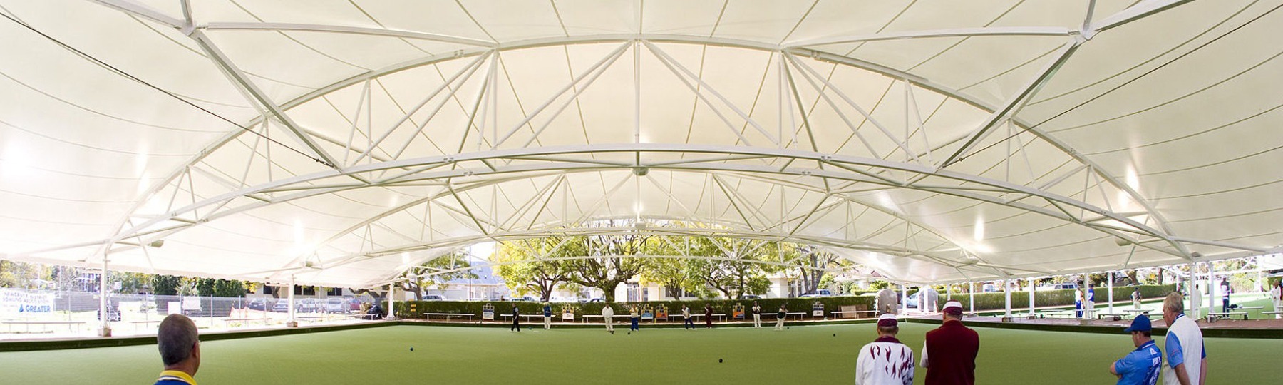 Shade to Order Australia | Raymond Terrace Bowling Club Shade Structures for bowling greens