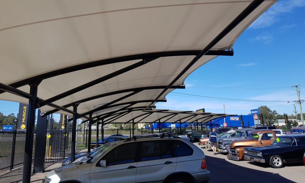 Carpark shade structures for Shopping Centres