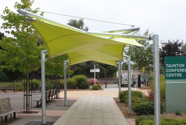 Shade to Order Walkway Shade Cover