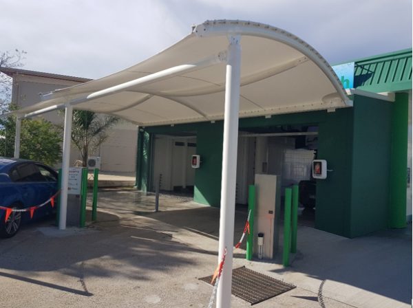 Carwash Shade Structure