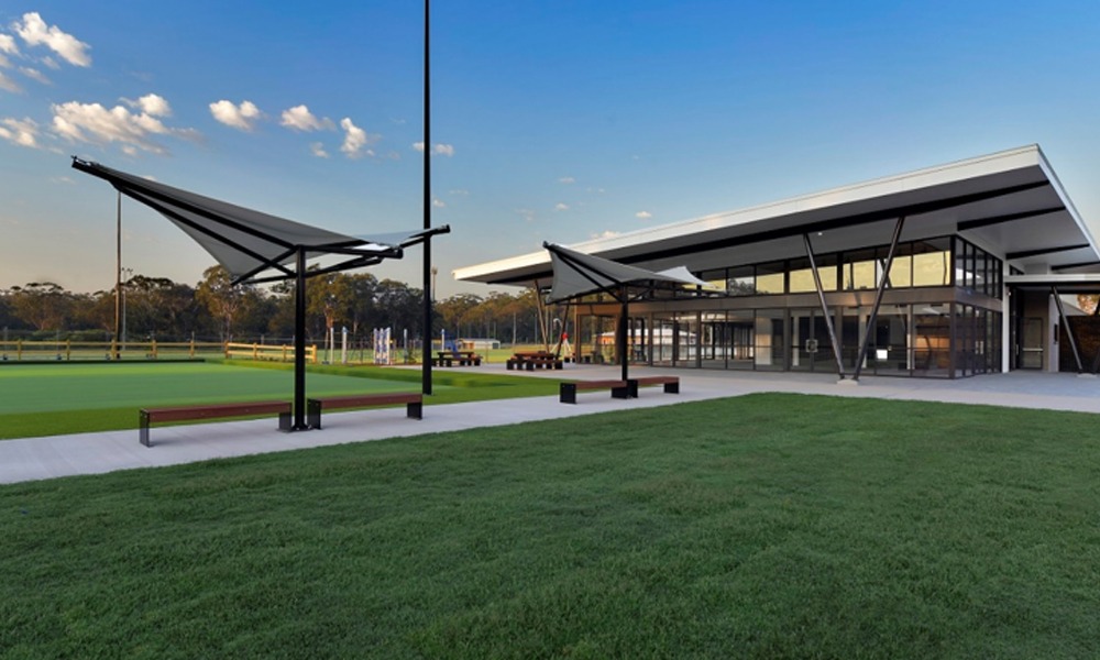 sporting oval shade structures