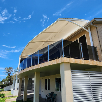 Residential balcony shade strucure, Nelson Bay NSW